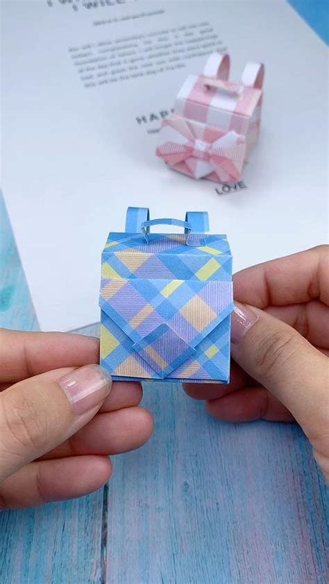 背包折纸手工视频